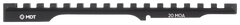 MDT Sporting Goods Picatinny Scope Rail 20 MOA 11" Aluminum Black Anodized - Tikka T3/T3x Short Action — view 2