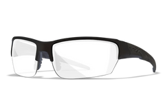 Wiley X Saint S/M Safety Glasses Smoke Gray/Clear Lens Matte Black Frame — view 2