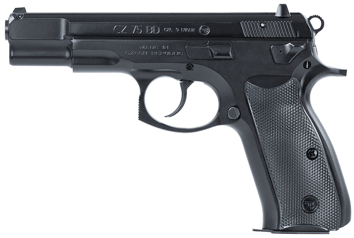 CZ 75 BD 9mm Luger 4.60" 16+1 DA/SA Semi-Auto Pistol — view 2