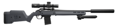 Magpul Industries Hunter American Adjustable Synthetic Stock Gray Short Action Ruger American Right Hand w/ STANAG Mag Well — view 2