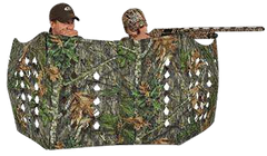 Ameristep Throwdown Turkey Ground Blind Mossy Oak Obsession ZS3 3-Panel 91" — view 2