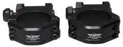 Christensen Arms Ultralight PRSR-X2 1" Low Scope Rings - Black Anodized — view 2