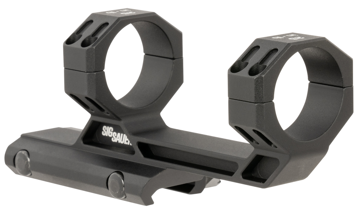 Sig Sauer Electro-Optics Alpha MSR 30mm Scope Mount/Ring Combo 1.535" Black Anodized Aluminum — view 2
