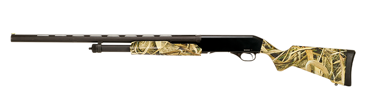 Stevens 320 Field Compact 12 Gauge Pump 3" 5+1 26" Mossy Oak Shadow Grass Blades — view 2