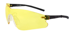 Radians DUY11040C Youth Shooting Glasses Amber Lens Black Half Frame — view 2