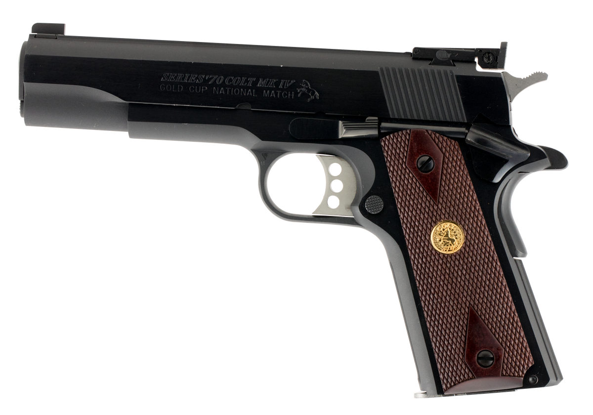 Colt Mfg Gold Cup National Match 9mm Luger 5" 9+1 SAO Pistol — view 2