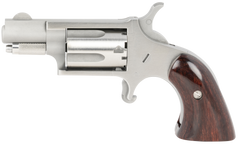 North American Arms 22LRGBG Mini-Revolver 22 LR 1.13" 5rd Stainless Steel, Wood Boot Grip — view 2