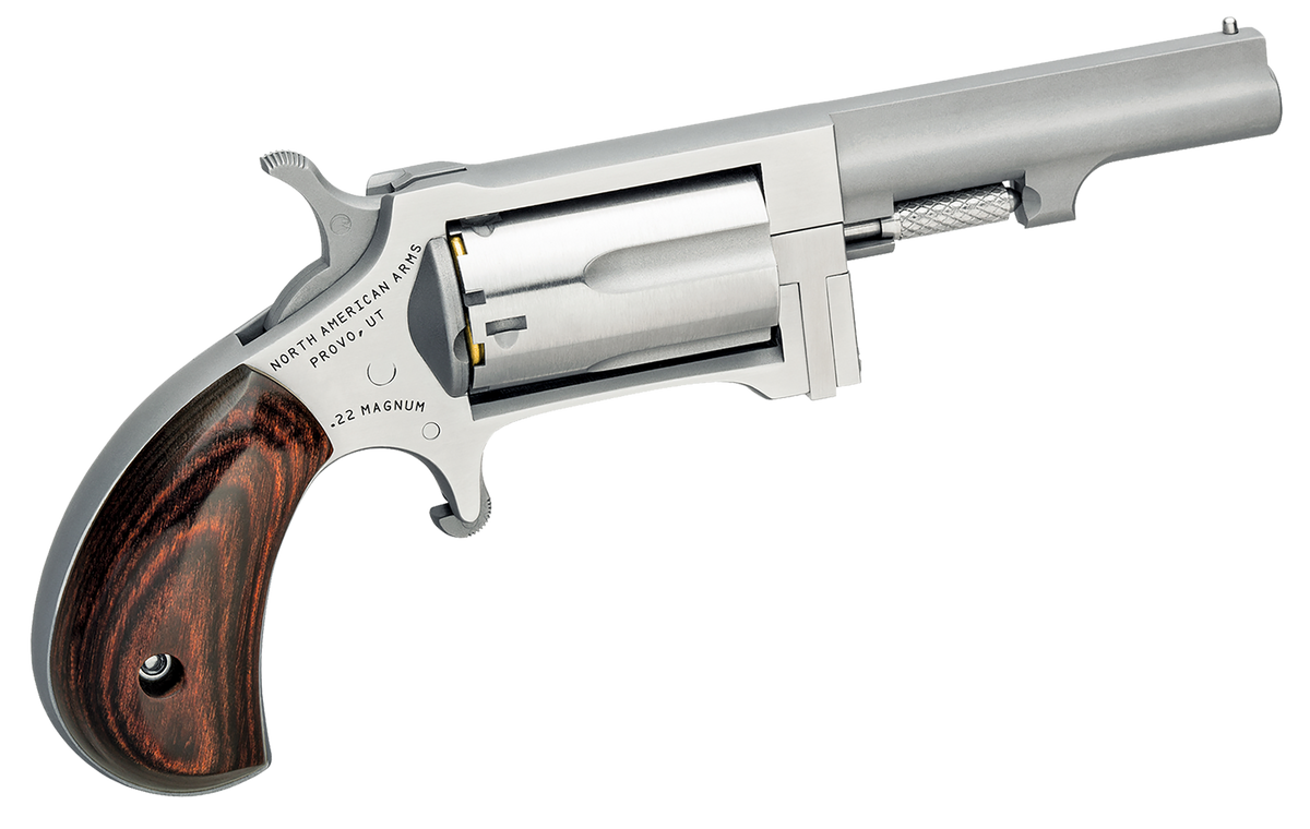 North American Arms SW250 Sidewinder 22 WMR 2.5" 5-Shot SAO Revolver — view 2