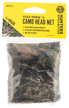 Hunters Specialties Flex Form II Head Net Realtree Edge OSFA Mesh — view 2
