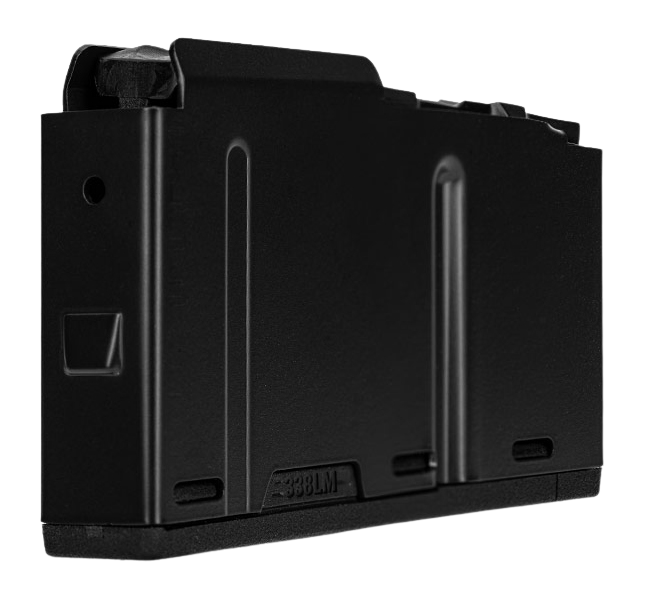 MDT AICS Metal Long Action .338 Lapua Magnum 3-Rd Black Magazine — view 2