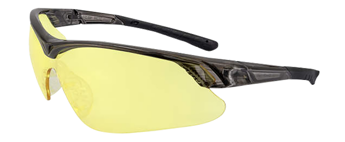 Radians DUHF13040C Half Frame Shooting Glasses Amber Lens — view 2