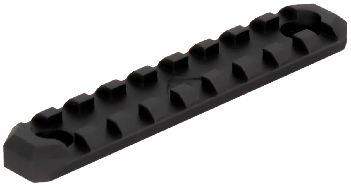 Aim Sports MLRS2 9-Slot Picatinny M-LOK Rail Section - Black Anodized — view 2