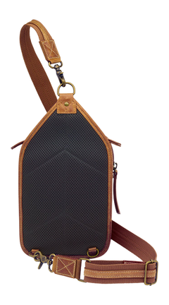 Kingport Industries GTM-CZY/106 Compact Sling Crossbody Caramel Leather CCW Bag — view 2