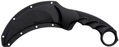 Cold Steel Steel Tiger 4.75" Fixed Karambit Plain AUS-8A SS Stone Washed Black Griv-Ex/Kray-Ex Handle — view 2