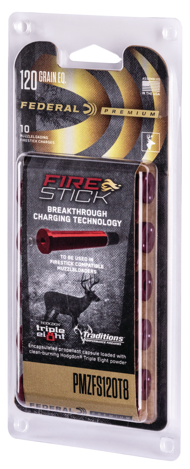 Federal Premium FireStick 50 Cal 120gr Muzzleloader Propellant 10-Pack - For Traditions NitroFire — view 2