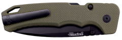 Cold Steel Swift III 4" Folding Drop Point Plain CPM M4 Black PVD OD Green G10 EDC — view 2