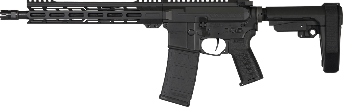 CMMG Banshee MK4 300 Blackout 12.5" 30+1 Semi-Auto Pistol - Black Armor Cerakote — view 2