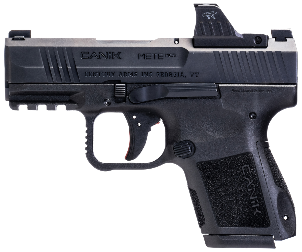 Canik Mete MC9 9mm Luger 3.18" 15+1 Semi-Auto Pistol w/MeCanik M01 Red Dot - Black — view 2