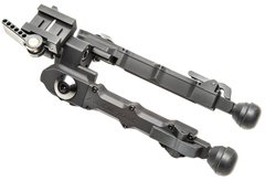 Accu-Tac BR-4 G2 Bipod 5.5"-8.25" Picatinny Rubber Feet Black Hardcoat Anodized 6061-T6 Aluminum — view 2