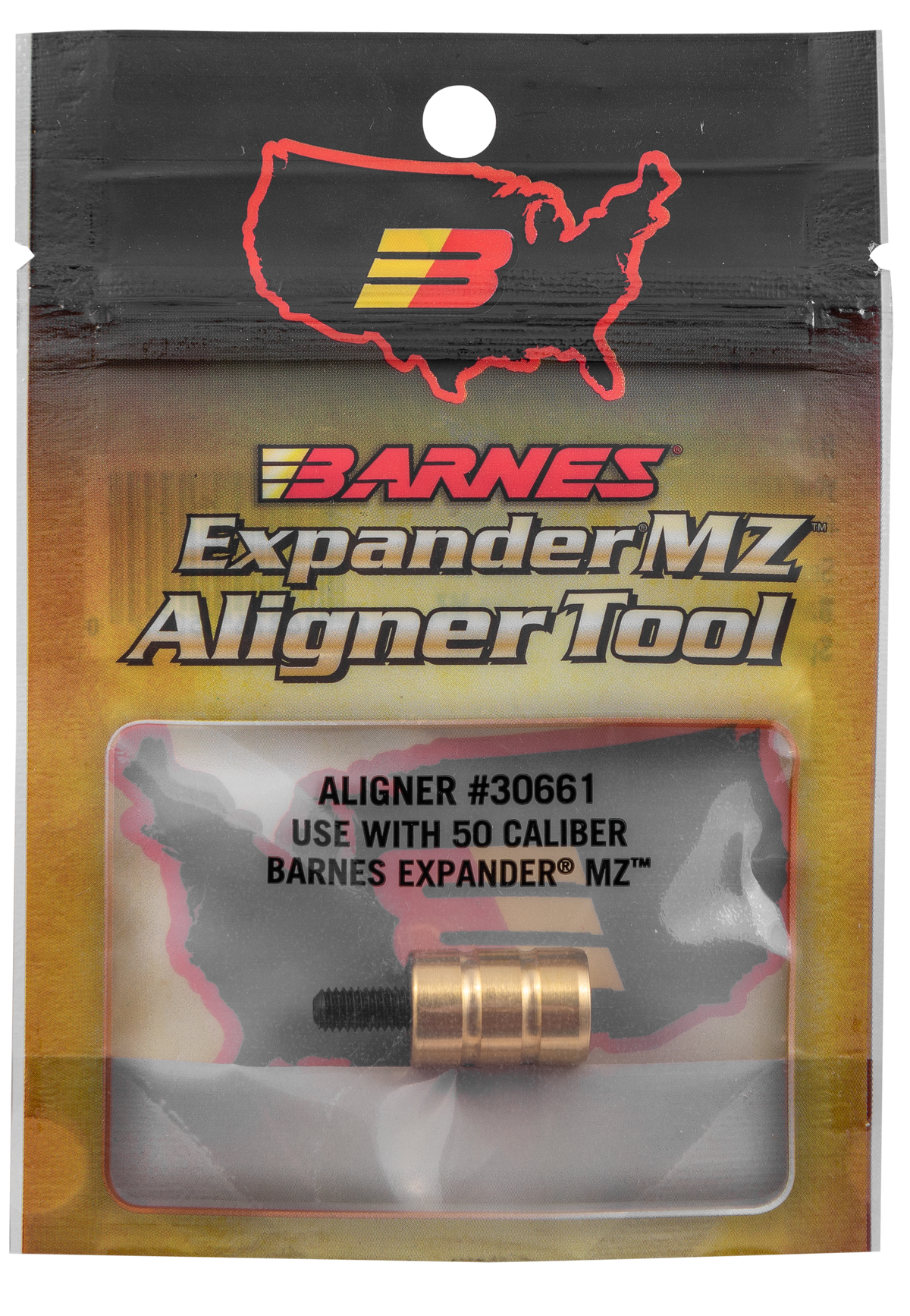 Barnes Bullets Alignment Tool 50 Cal Muzzleloader 0.75" Brass — view 2