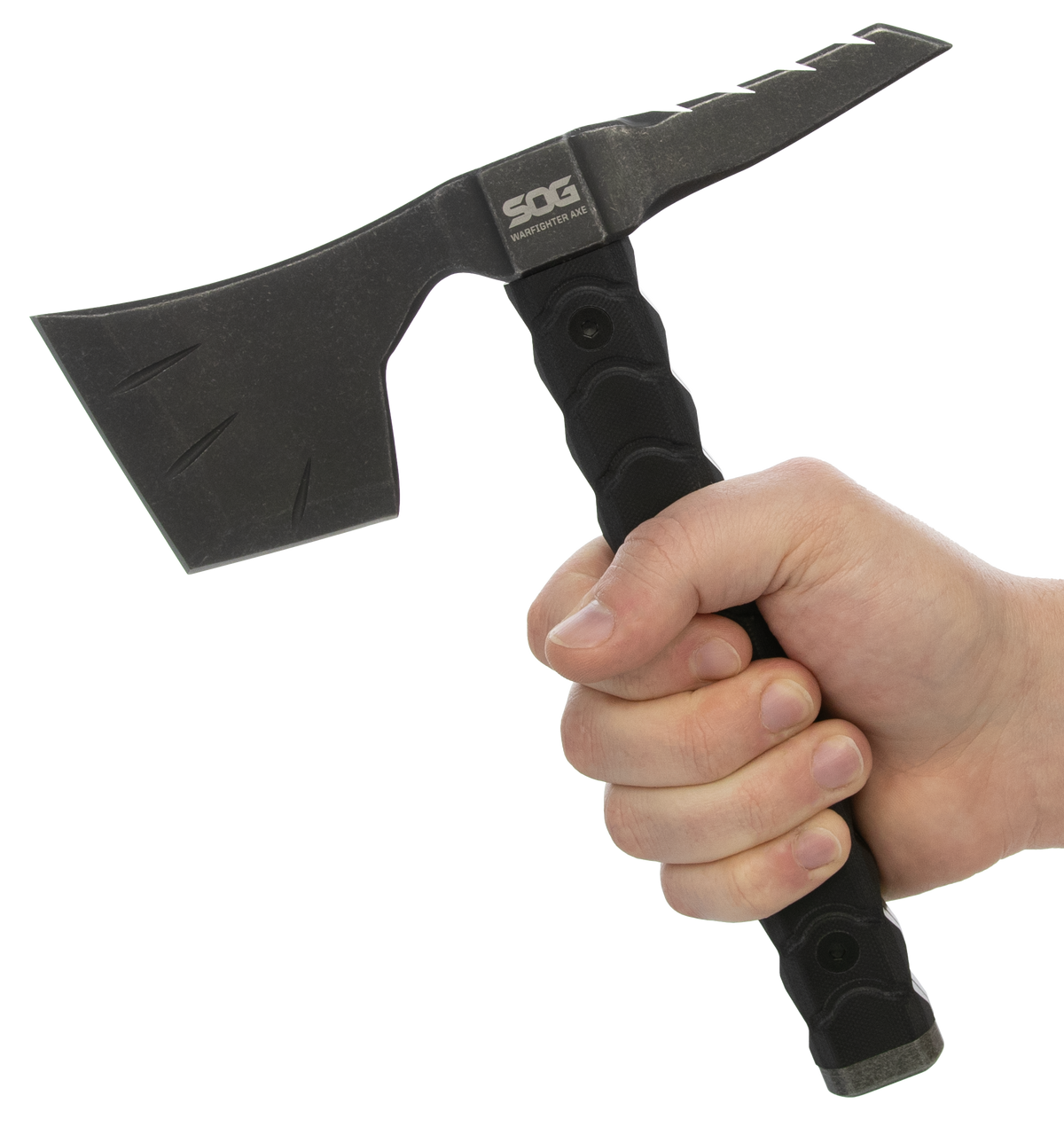S.O.G Diverge AU 3" Folding Drop Point Plain D2 Black PVD Blade - Black Aluminum Handle — view 2