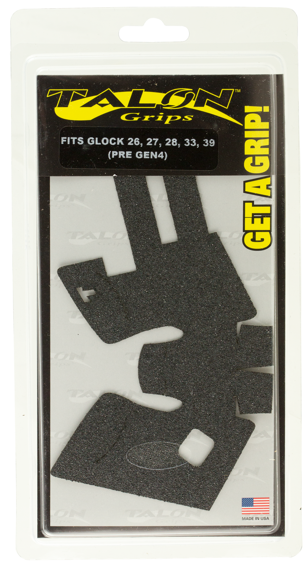 Talon Grips 105G Adhesive Grip for Glock 26/27/28/33/39 Gen3 Black Granulate — view 2