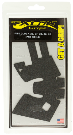Talon Grips 105G Adhesive Grip for Glock 26/27/28/33/39 Gen3 Black Granulate — view 2