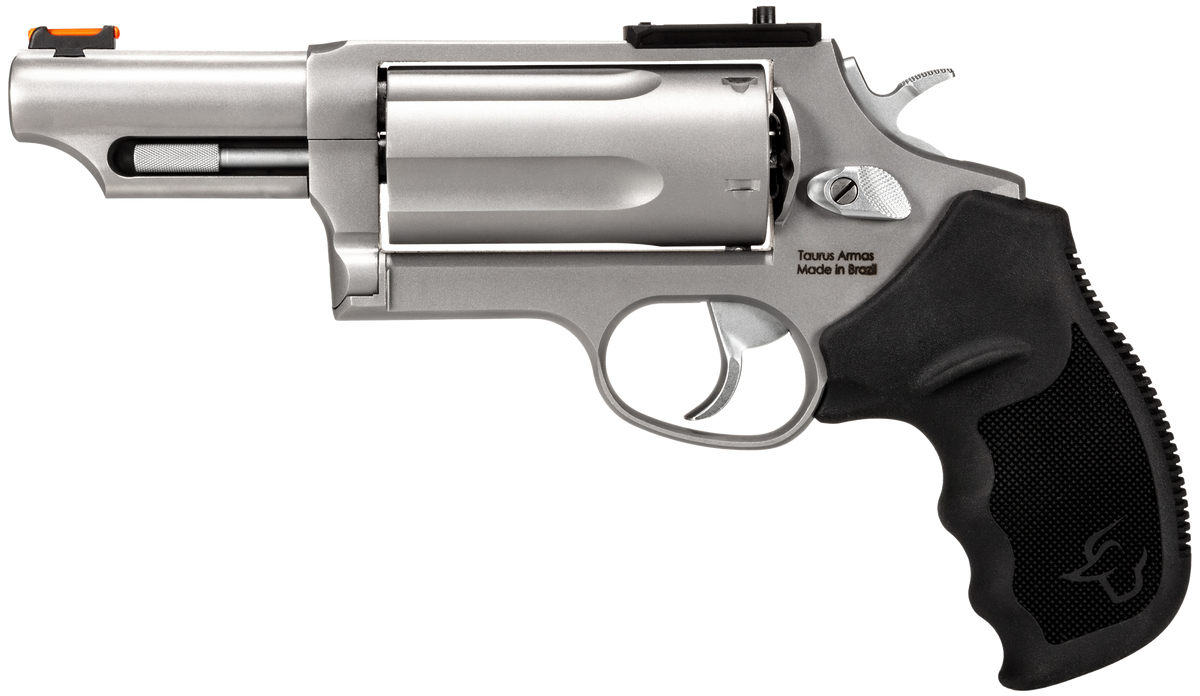 Taurus Judge T.O.R.O Magnum 45 Colt (Long Colt)/410 Bore 3" 5-Shot DA/SA Compact Frame Revolver - Matte Stainless — view 2