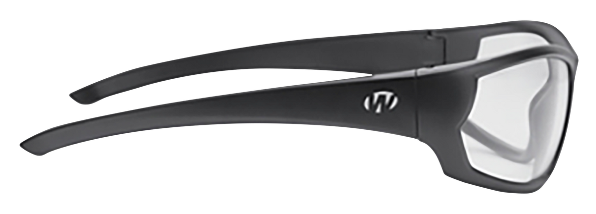 Walkers Game Ear IKON Carbine Clear Lens Ballistic Eyewear Matte Black Frame — view 2