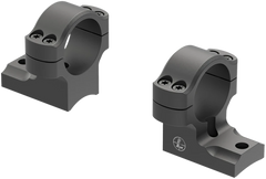 Leupold BackCountry 2-Piece Ring Mount 1" Medium Matte Black - Weatherby Mark V — view 2