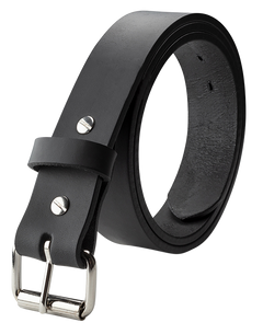 1791 Gunleather BLT-01 Gun Belt Stealth Black Leather 48/52 1.50" Buckle Closure — view 2