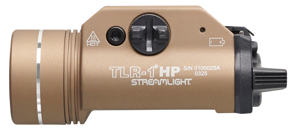 Streamlight TLR-1 HP 1000 Lumens FDE Aluminum Rail Mount Weapon Light — view 2