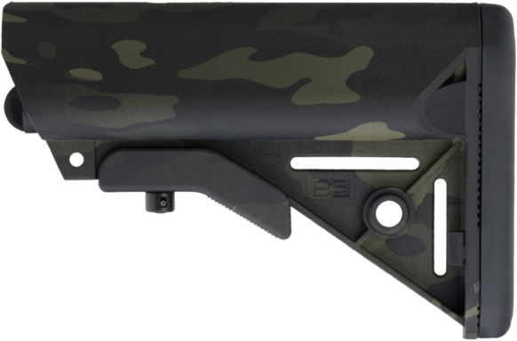 B5 Systems Enhanced SOPMOD AR-15 Collapsible Stock - Multi-Cam Black - Mil-Spec Tube Not Included — view 2