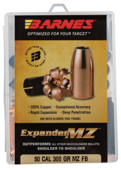 Barnes Bullets Expander MZ 50 Caliber 300gr Hollow Point Muzzleloader 24/Box — view 2