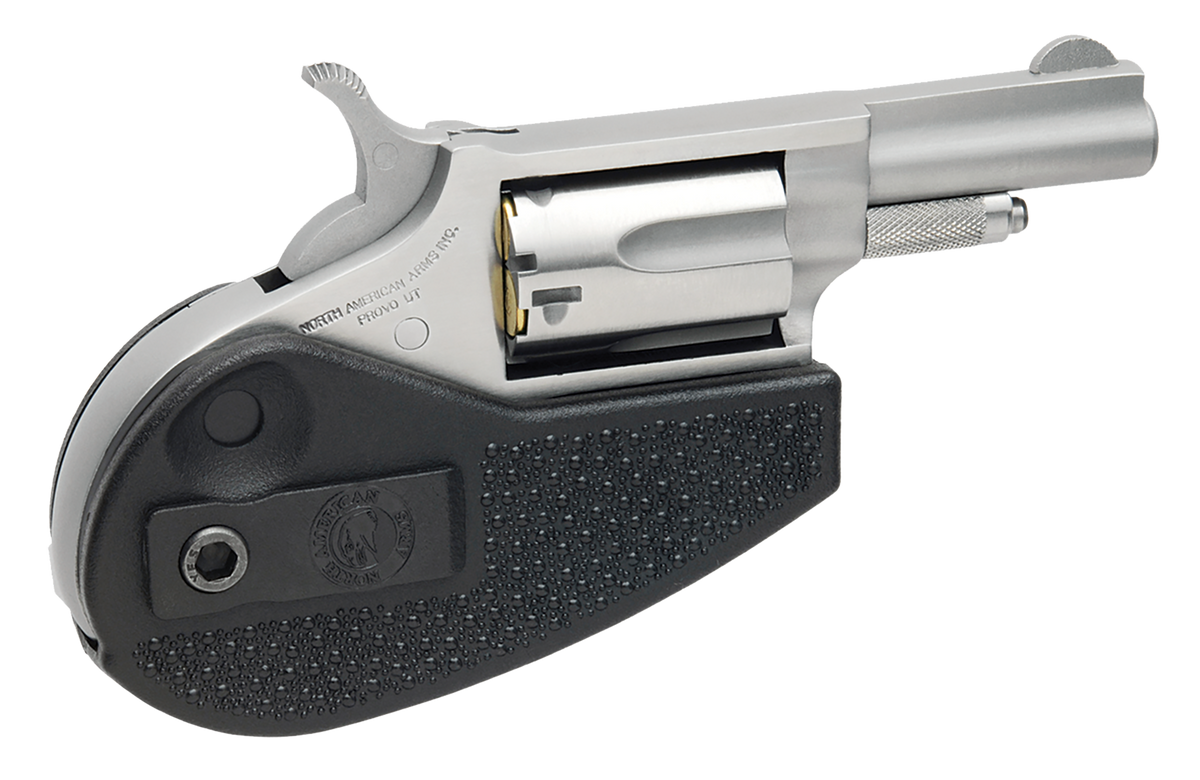 North American Arms 22MHG Mini-Revolver 22 WMR 1.63" 5-Shot SAO Revolver - Holster Grip — view 2
