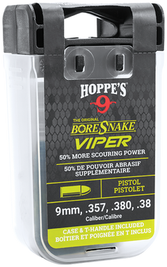 Hoppes BoreSnake Viper 9mm/.38/.357/.380 Pistol Bore Cleaner - Bronze Bristle — view 2