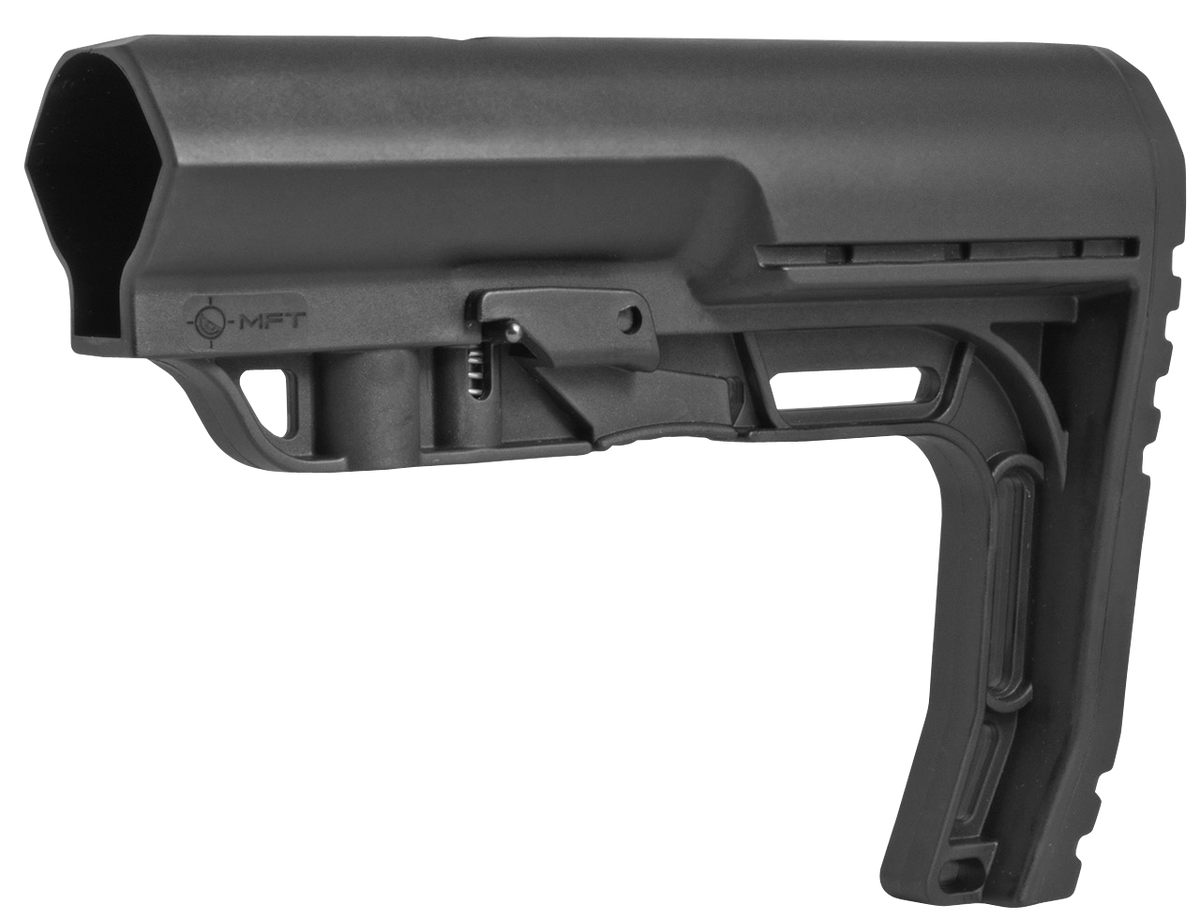 Mission First Tactical BMSMIL Battlelink Minimalist Stock Collapsible Black Polyamide for AR-15/M16/M4 - Mil-Spec Tube (Not Included) — view 2