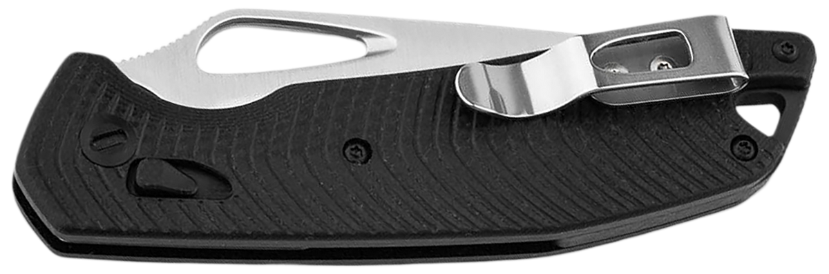 Boker EDK 3.07" MagnaCut Plain Blade Black Folding Knife — view 2