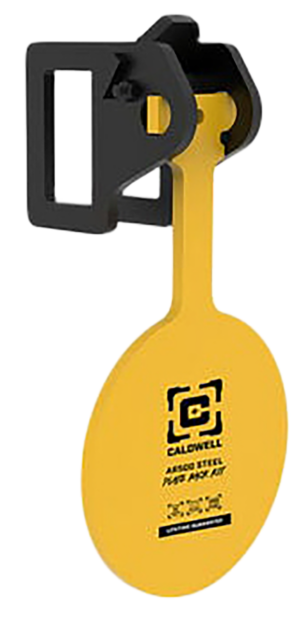 Caldwell AR500 Plate Rack Kit 8" 3-Plate Hanging Yellow Steel Target — view 2