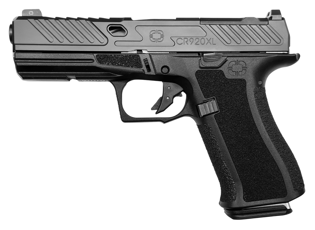 Shadow Systems CR920XL Elite 9mm Luger 4.18" 15+1 Semi-Auto Pistol - Black/Black — view 2