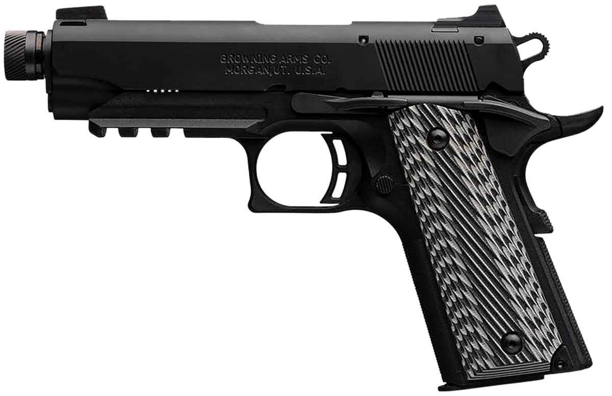 Browning 1911-22 Black Label Compact SR 22 LR 4.25" 10+1 SAO Pistol - Threaded Barrel — view 2