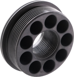 CMMG Zeroed HUB Mount 5/8x24 to 1.375x24 Direct Thread Stainless Steel Black — view 2