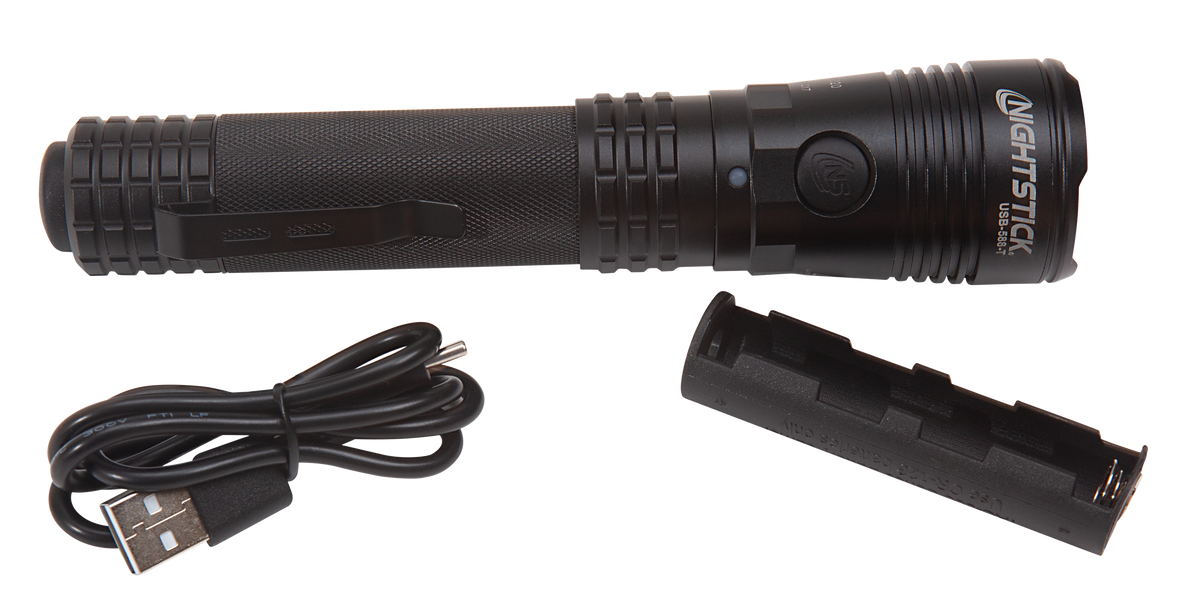 Bayco Nightstick USB-588-T Turbo High Candela 1100 Lumen USB Rechargeable Tactical Flashlight — view 2