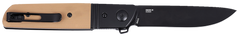 Columbia River CRKT 5720B Bamboozled 3.34" Folding Tanto Plain D2 Black Oxide Bronze/Black G10 — view 2