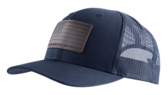 Magpul Standard Trucker Hat Navy OSFA Adjustable Snapback Structured Leather Patch — view 2