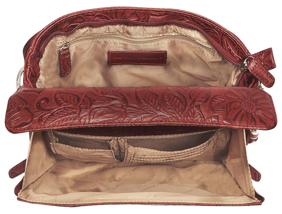 Kingport Industries GTM-22 Concealed Carry Clutch Purse - Cherry Cowhide — view 2