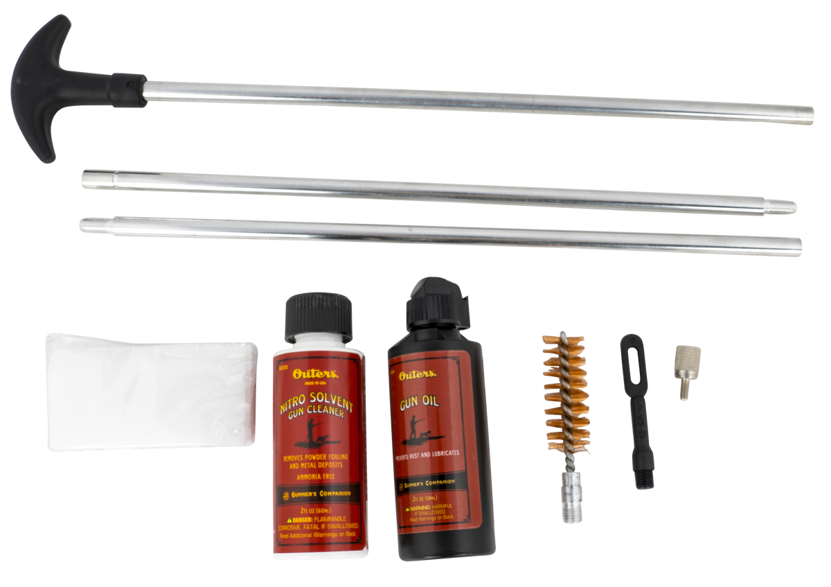 Outers 96308 Aluminum Rod Shotgun Cleaning Kit 20/28 Gauge (Clam Pack) — view 2
