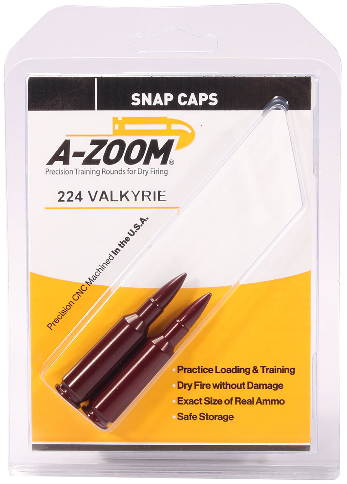 A-Zoom 12401 Rifle Snap Cap 224 Valkyrie 2-Pack — view 2
