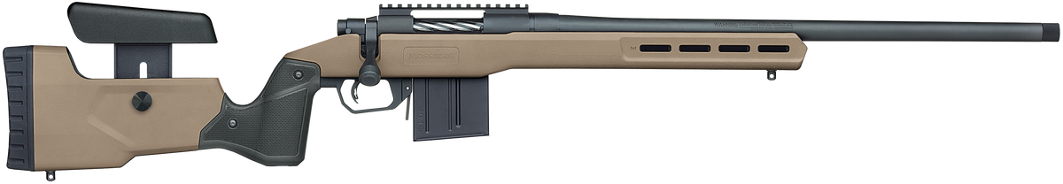 Mossberg Patriot LR Tactical 6.5 Creedmoor 22" 10+1 Bolt-Action Rifle - MDT Oryx FDE Chassis — view 2