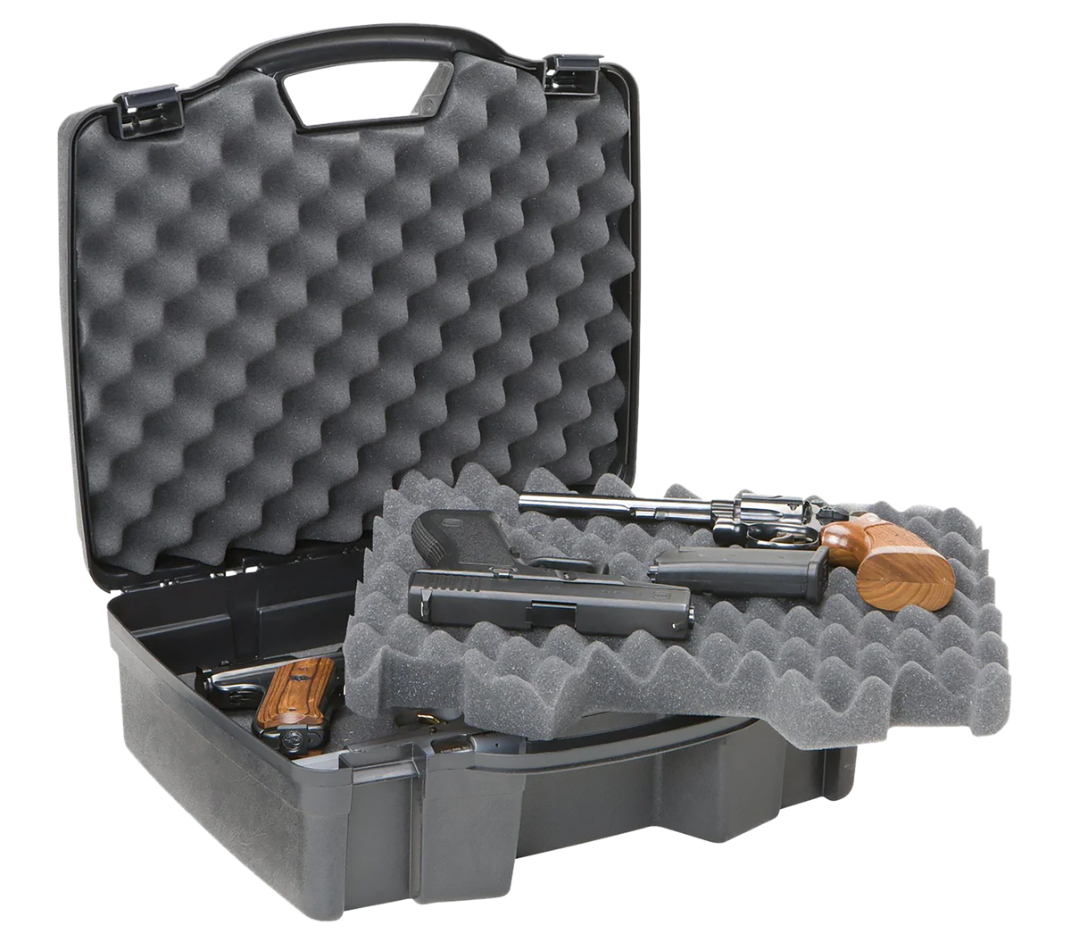 Plano 140402 Protector Pistol Case Black Polymer - Holds 4 Pistols — view 2